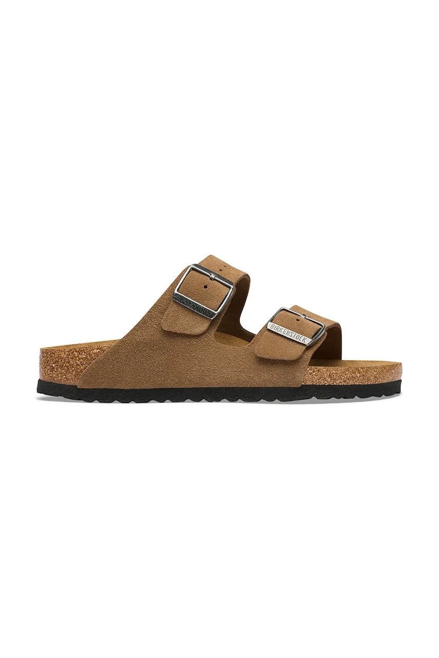 Birkenstock Arizona Suede Leather klapki damskie zamszowe