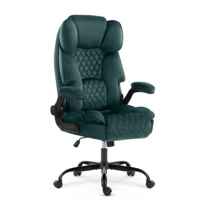 HELL'S CHAIR Fotel biurowy HC-1033 Zielony