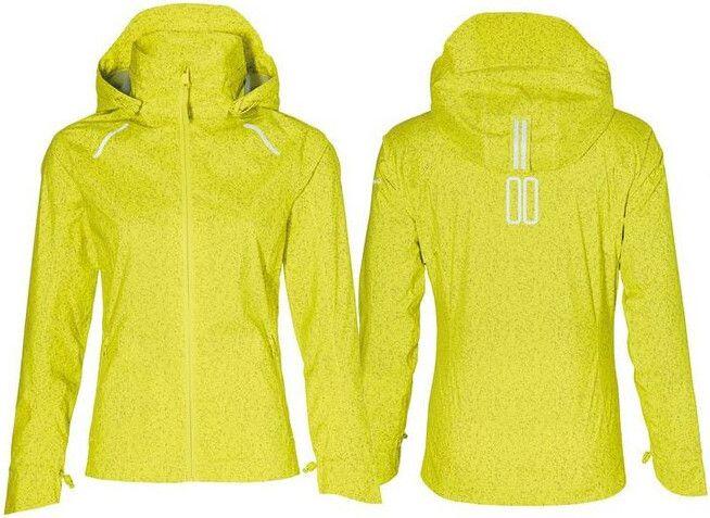 Damska rowerowa kurtka przeciwdeszczowa Skane HiVis, neonowy żółty