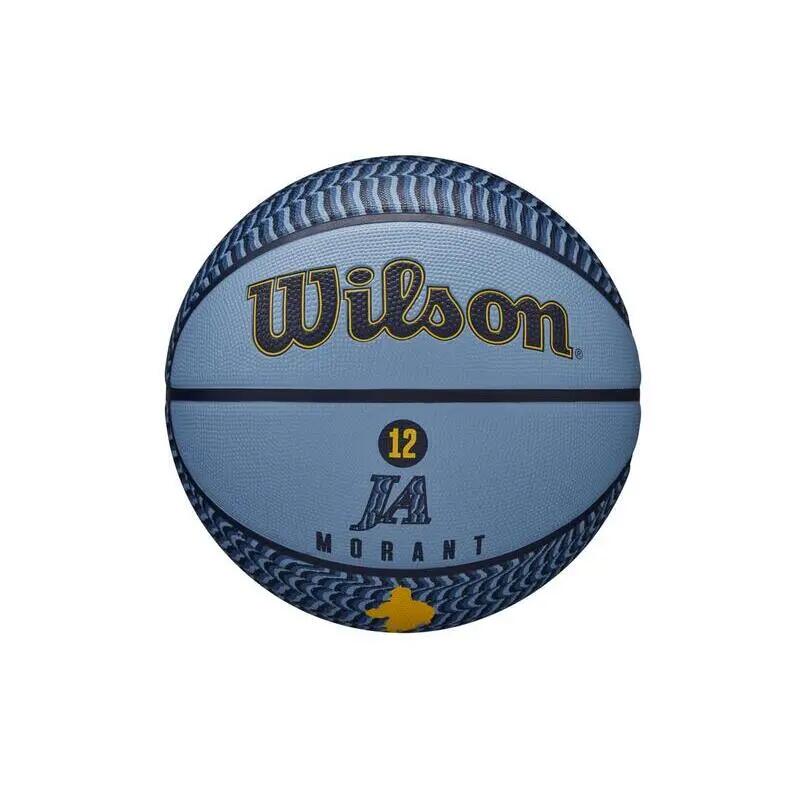 Piłka do koszykówki Wilson NBA Player Icon Outdoor Morant blue rozmiar 7