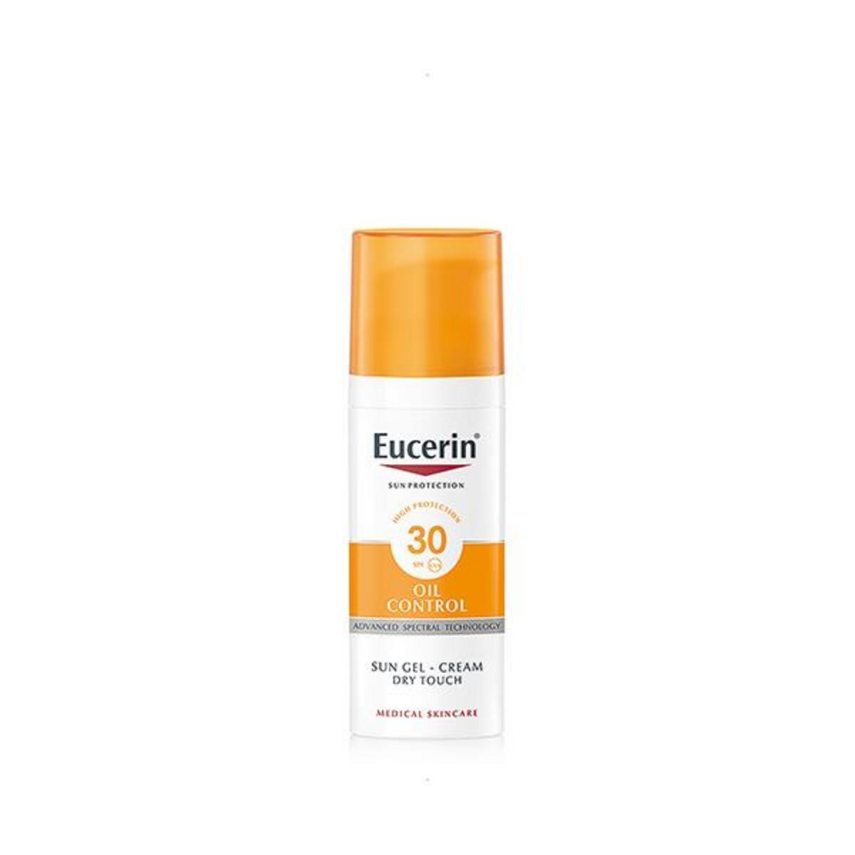 Eucerin Sun Oil Control Sun Gel Dry Touch SPF30 preparat do opalania twarzy 50 ml unisex