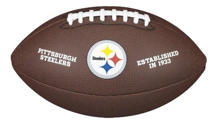 Wilson Pittsburgh Steelers logo Official Football WTF1748 PITT
