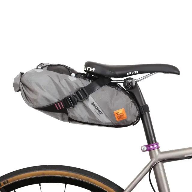 Woho WOHO X-Touring Nieprzemakalna torba podsiodłowa M, honeycomb iron grey 2020 Torebki na sztycę SDB-011-03