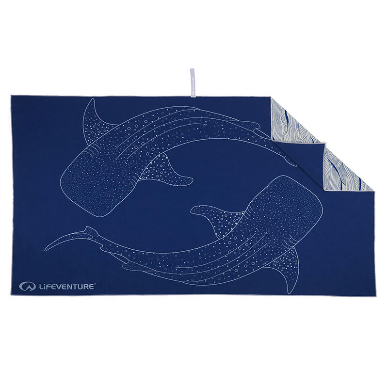 Szybkoschnący ręcznik SoftFibre Lifeventure 150x90 cm Whale Shark