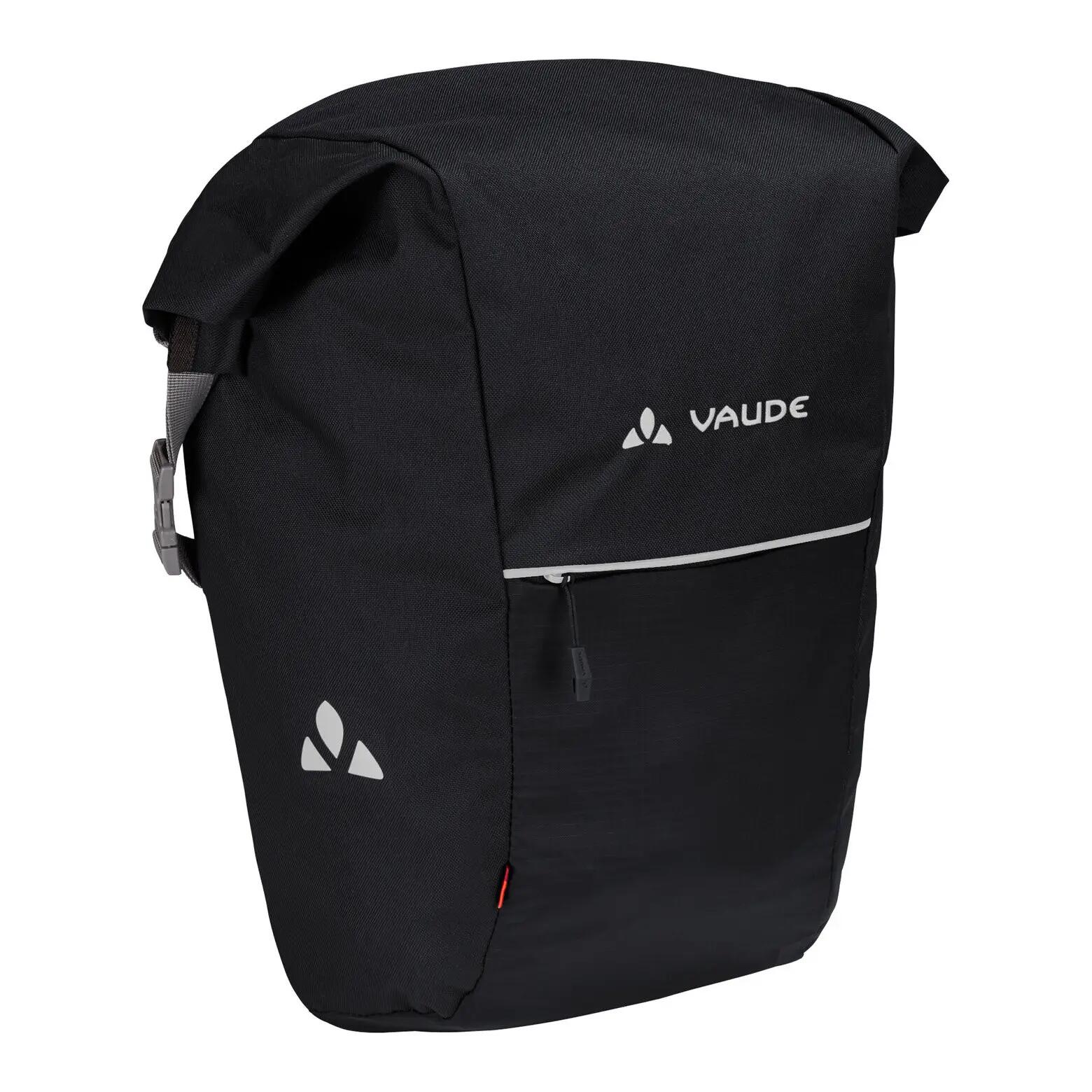 Vaude Road Master Roll-It Torba rowerowa 18+4 l, black uni 2020 Sakwy 143000510