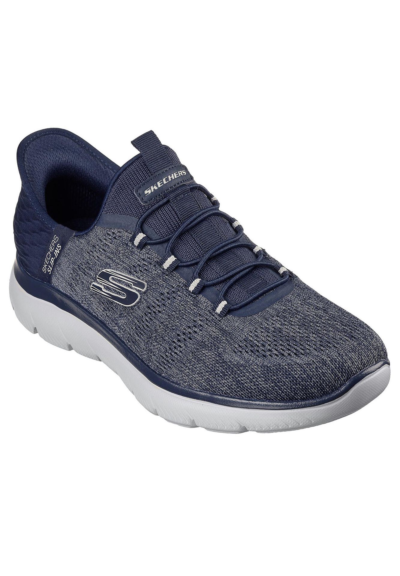 Baskets Homme Baskets Skechers SUMMITS - KEY PACE Bleu Bleu Skechers
