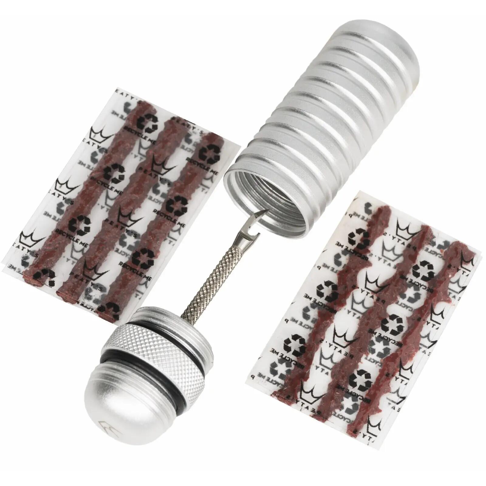 Peaty's Peaty's Holeshot Puncture Plugger Kit for Tubeless Tyres, srebrny  2022 Zestawy naprawcze PE-PPR-TPP-SIL