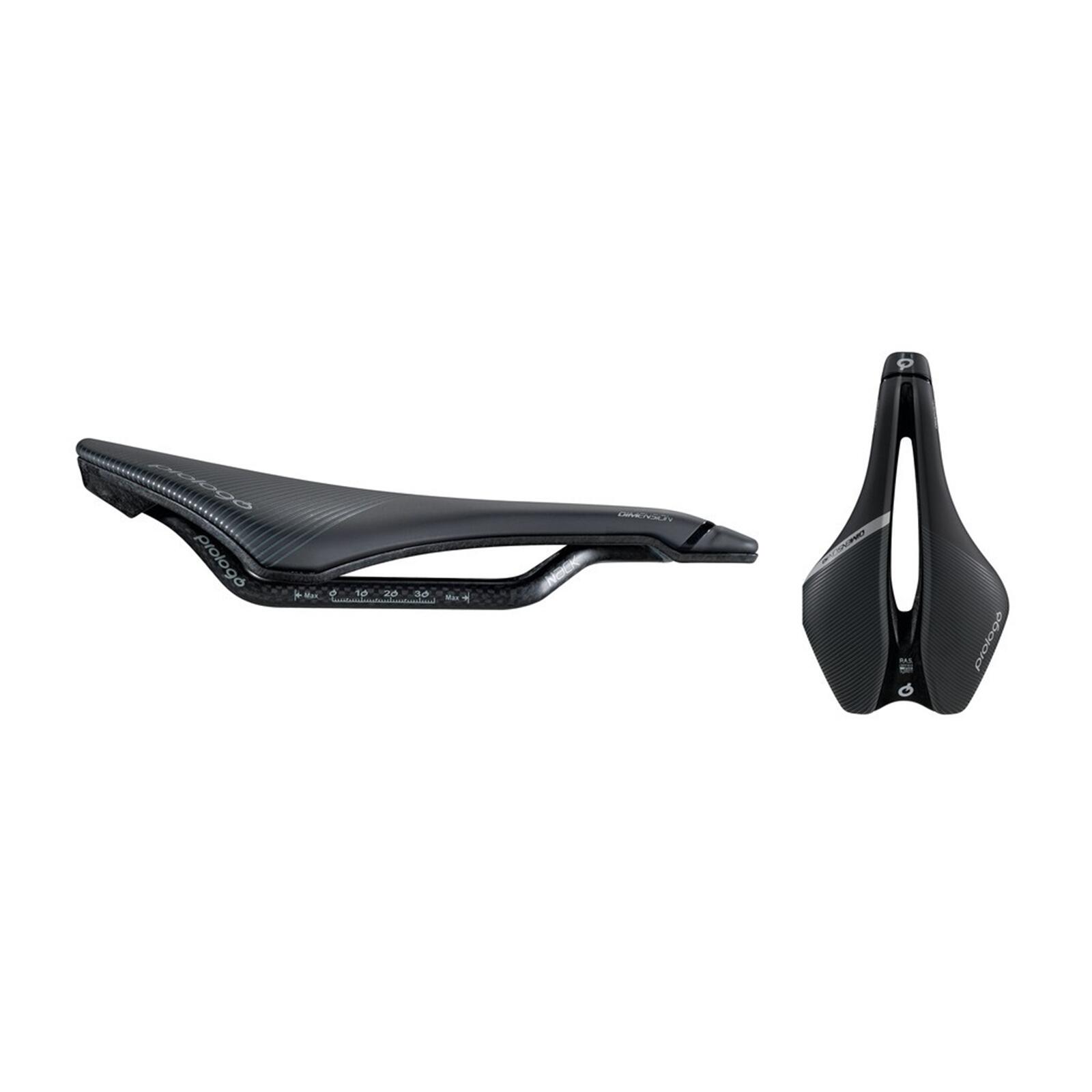 Prologo Dimension nack (Nadrenia-palatynat) płaski rower wyścigowy dimena3hb80-AM siodełka roweru wyścigowego, czarne, 245 X 143 MM DIMENA3HB80-AM