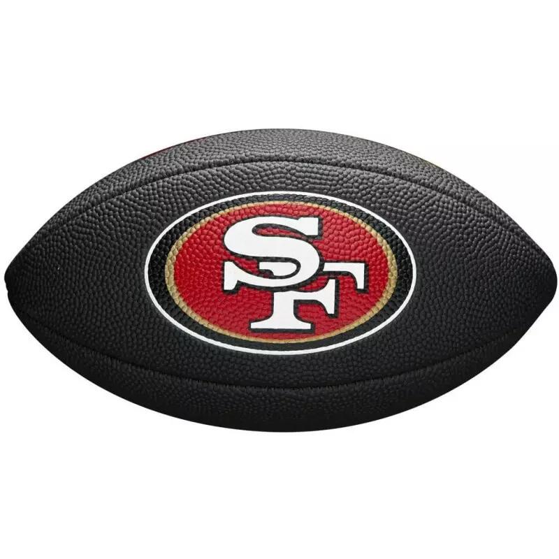 Wilson San Francisco 49ers NFL Mini Football Czarny WTF1533BLIDSF