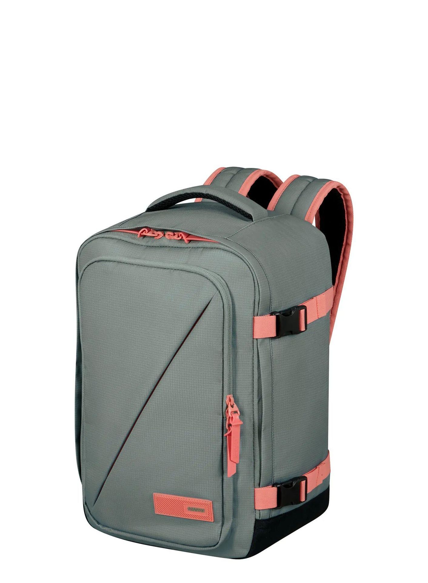 Plecak kabinowy American Tourister Take2Cabin S - sage / coral