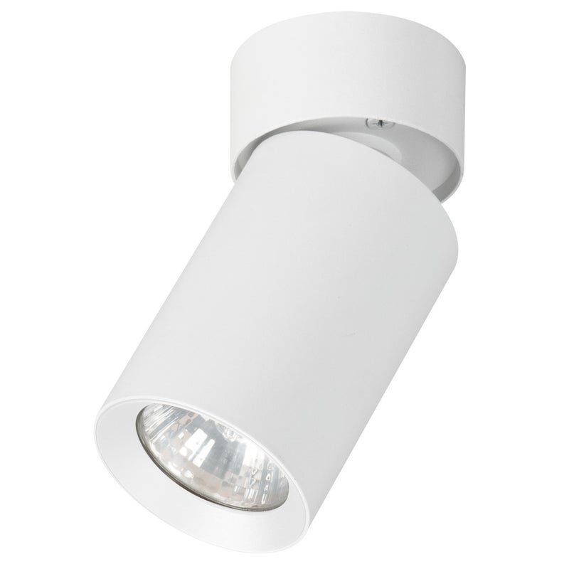 Reflektor sufitowy spot natynkowy Flex okrągły biały 1xGU10x10W wym: 9 x 6 x 6 cm metal Alfa