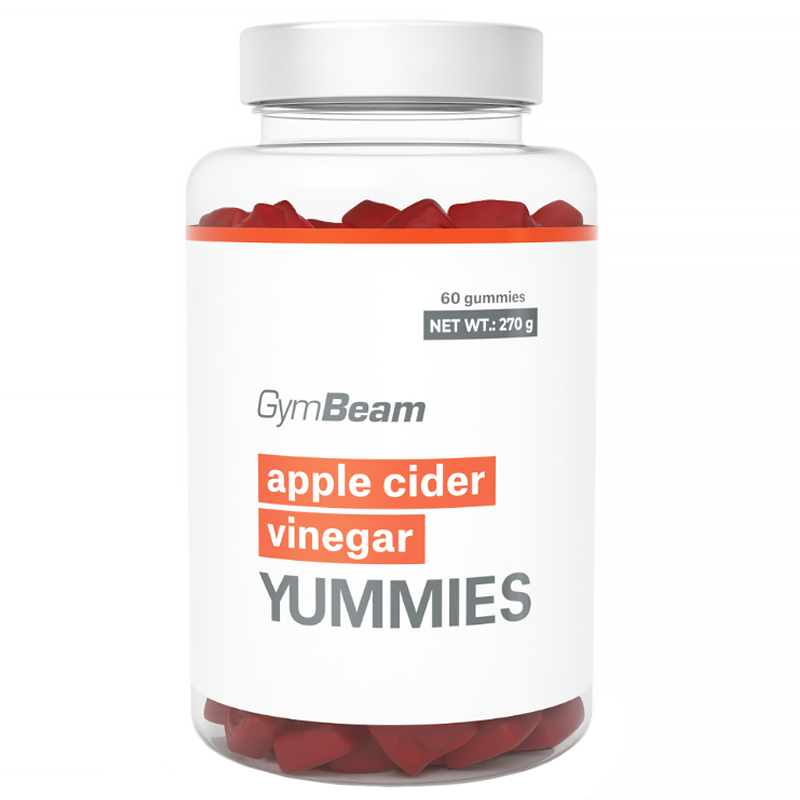 GymBeam Ocet Jabłkowy Yummies, żelki, 60 sztuk