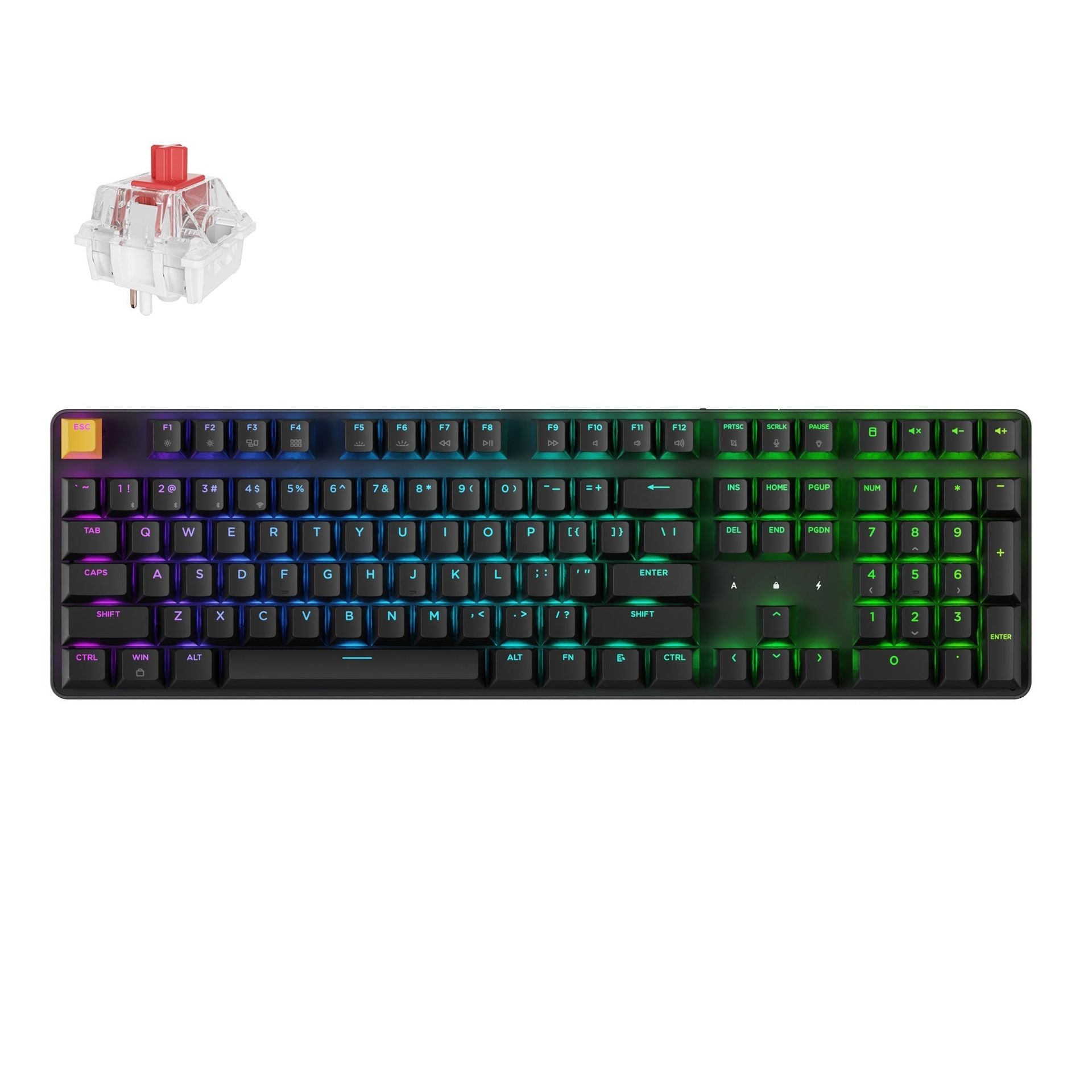 Keychron J5 QMK Wireless Mechanical Keyboard KJ5-H1