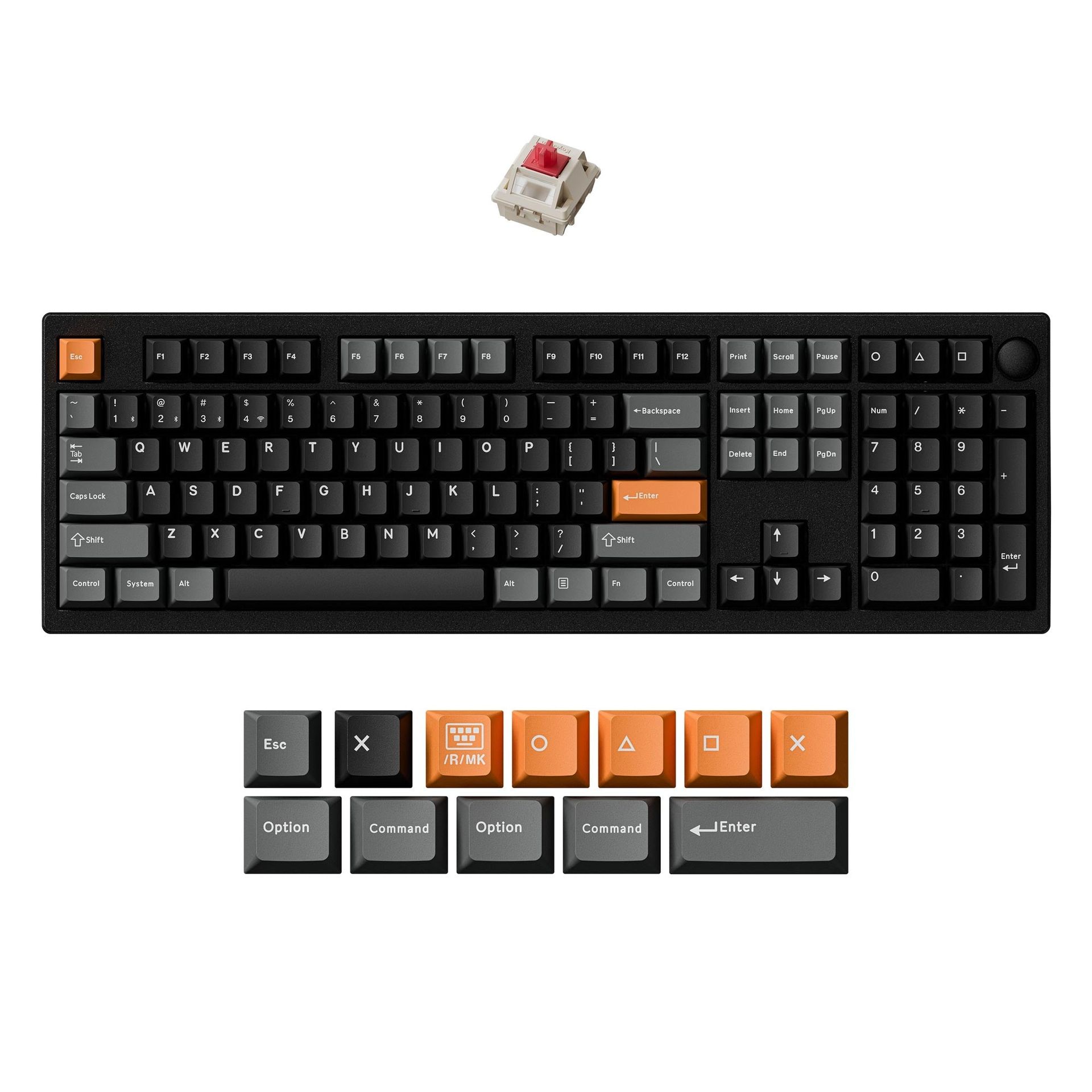 Keychron P6 Ultra 8K Wireless Custom Mechanical Keyboard P6-M1