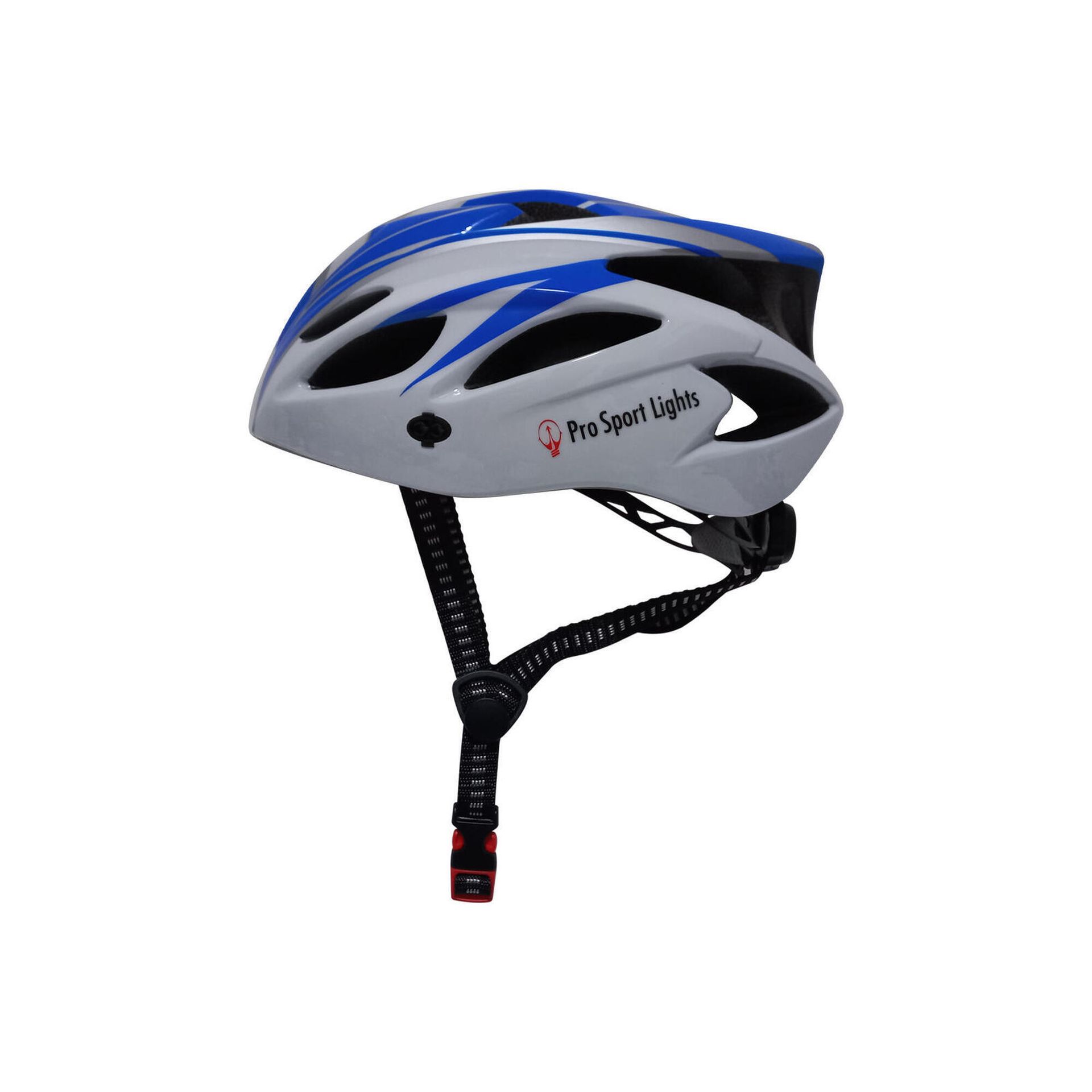 Kask rowerowy dla dorosłych Mężczyźni/Kobiety - Niebieski/Biały