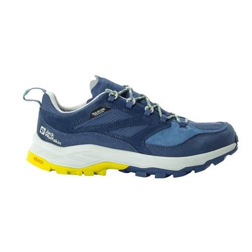 Jack Wolfskin Męskie buty trekkingowe Cyrox Texapore Low M, Evening Sky, 42.5 EU
