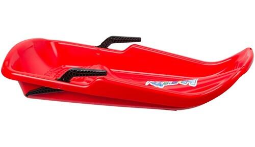 Axer Sport Sanki plastikowe z hamulcem (0298 CZERWONY)