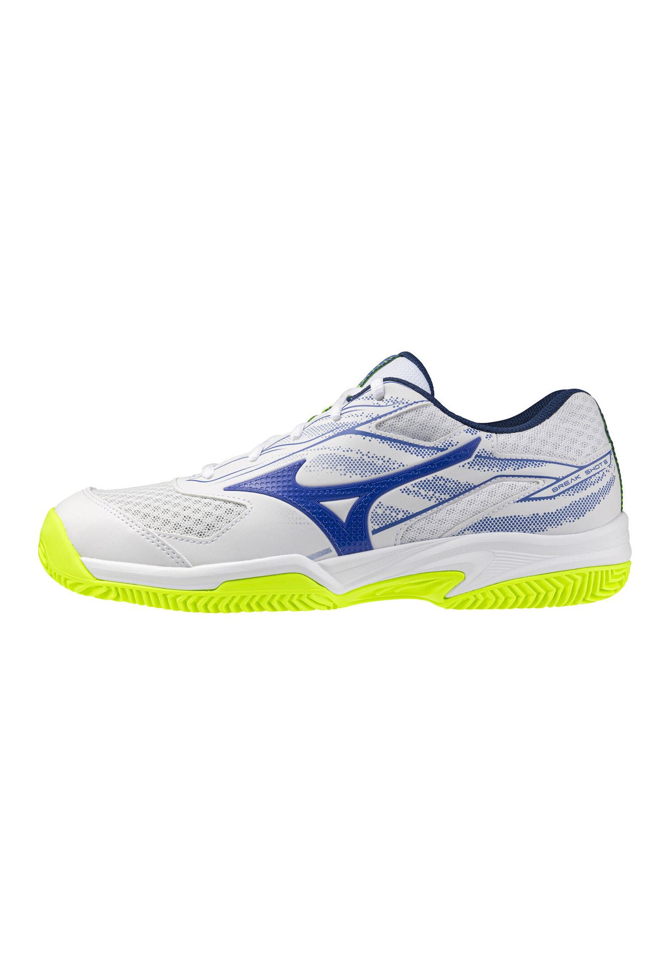 Męskie buty tenisowe Mizuno Break Shot 5 Clay White/Dazzling Blue/Lightning EUR 42