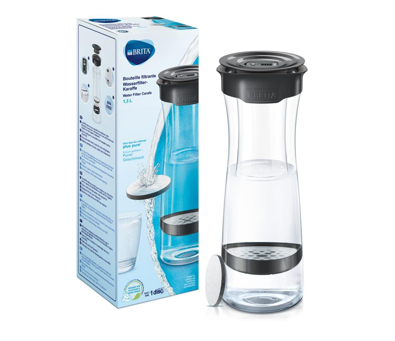 Brita Karafka czarna z wkładem filtrującym MicroDisc