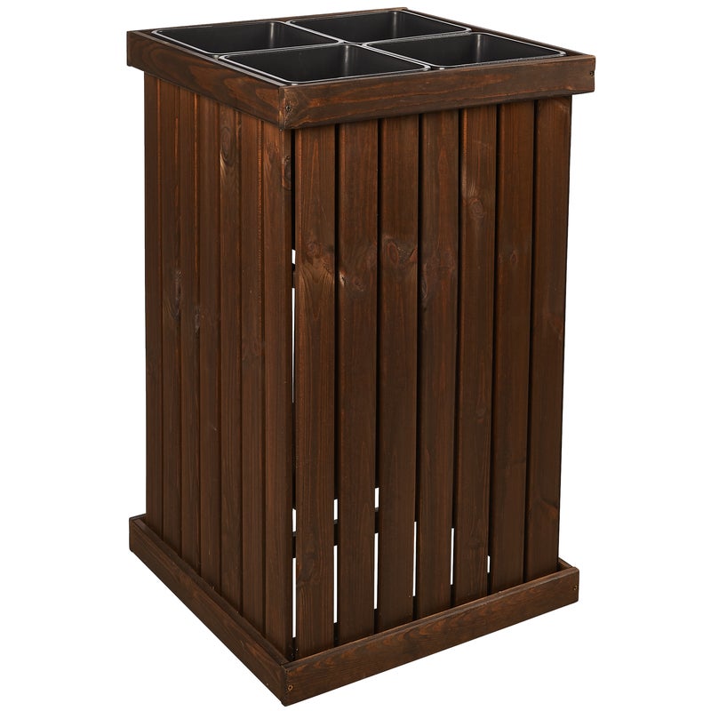 Donica wysoka drewnian Victoria 55x55x89 cm Werth-Holz