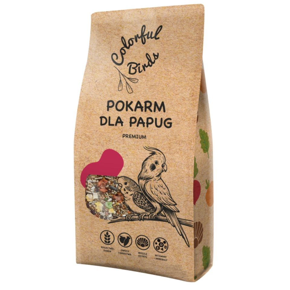 KUCHNIA SZEFA Colorful Birds Pokarm dla papug 10 kg