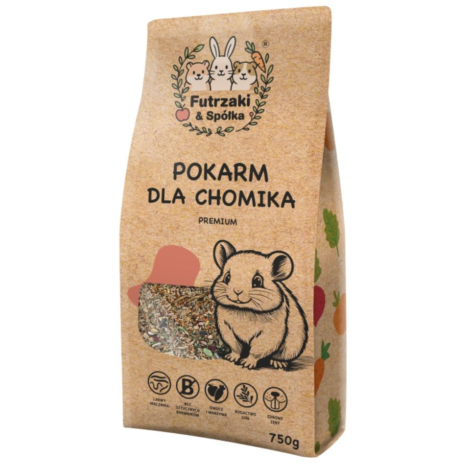KUCHNIA SZEFA Futrzaki i Spółka Pokarm dla Chomika 750g