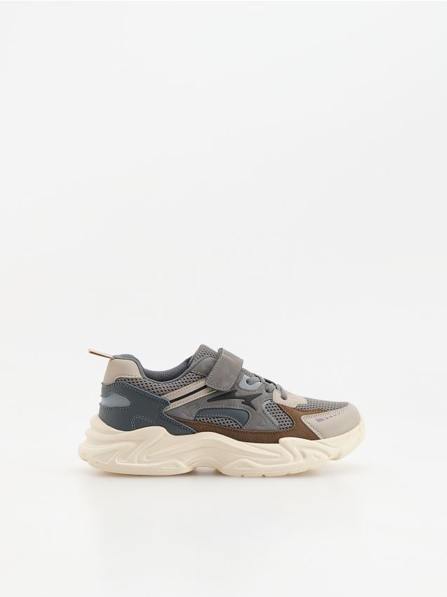 Reserved - Lekkie sneakersy - beżowy