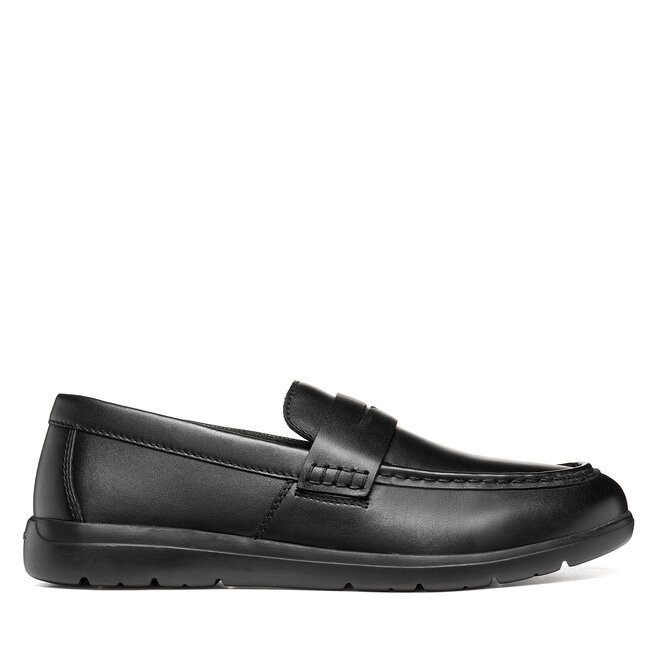 Mokasyny Geox U Leitan U663QB 00085 C9999 Czarny