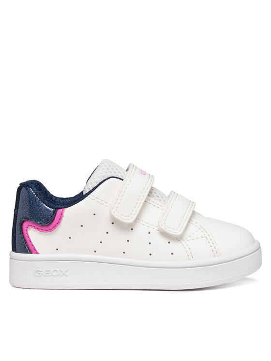Geox Sneakersy B Eclyper Girl B365MA 0BCKC C0006 Biały