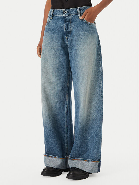 G-Star Raw Jeansy Roxx D28394-E358 Niebieski Loose Fit