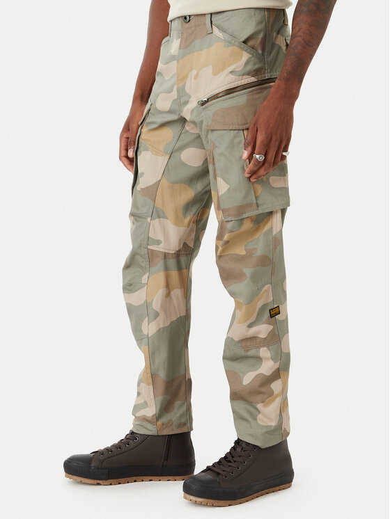 G-Star Raw Spodnie materiałowe Rovic D02190-E574 Zielony Tapered Fit