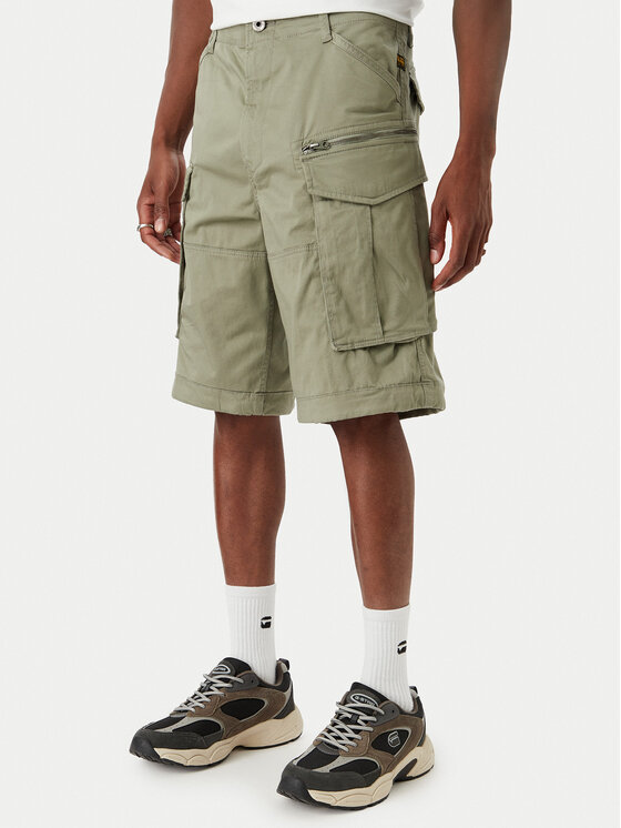 G-Star Raw Spodnie materiałowe Rovic D08566-5126 Zielony Tapered Fit