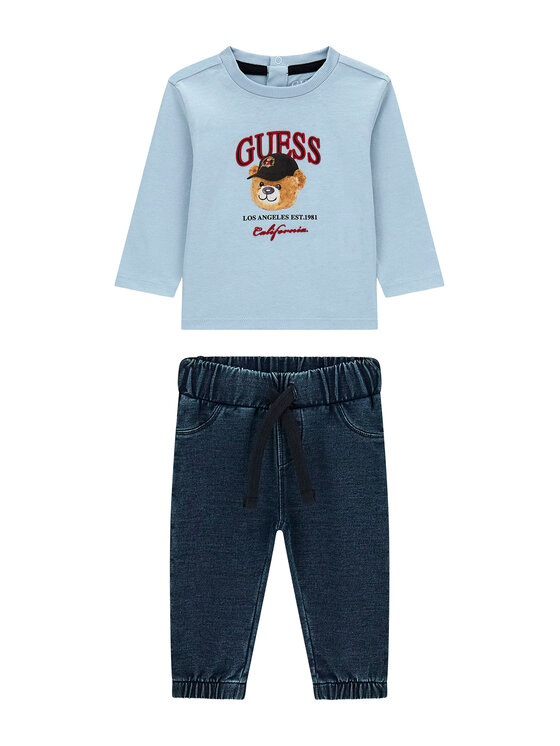 Guess Komplet bluzka i spodnie I6YG07 7K4014 Kolorowy Regular Fit