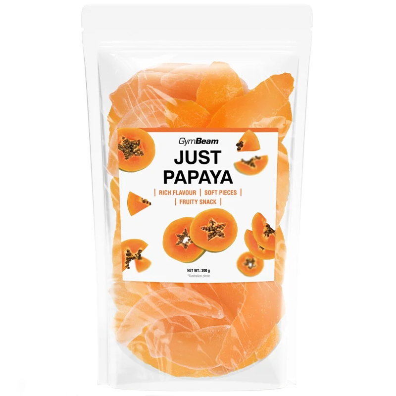 GymBeam Just Papaya, liofilizowane owoce, 200 g