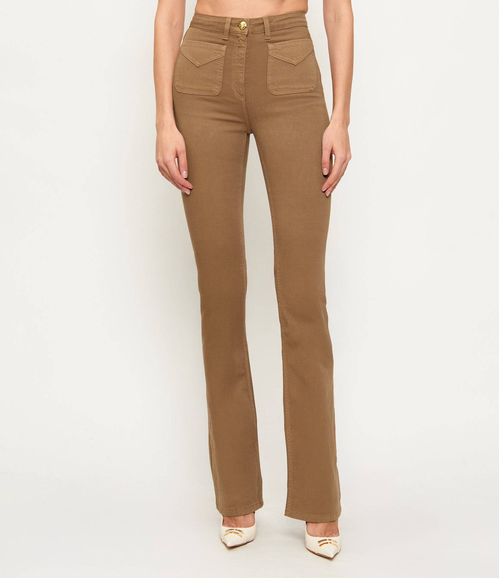 Elisabetta Franchi Jeansy Slim Fit