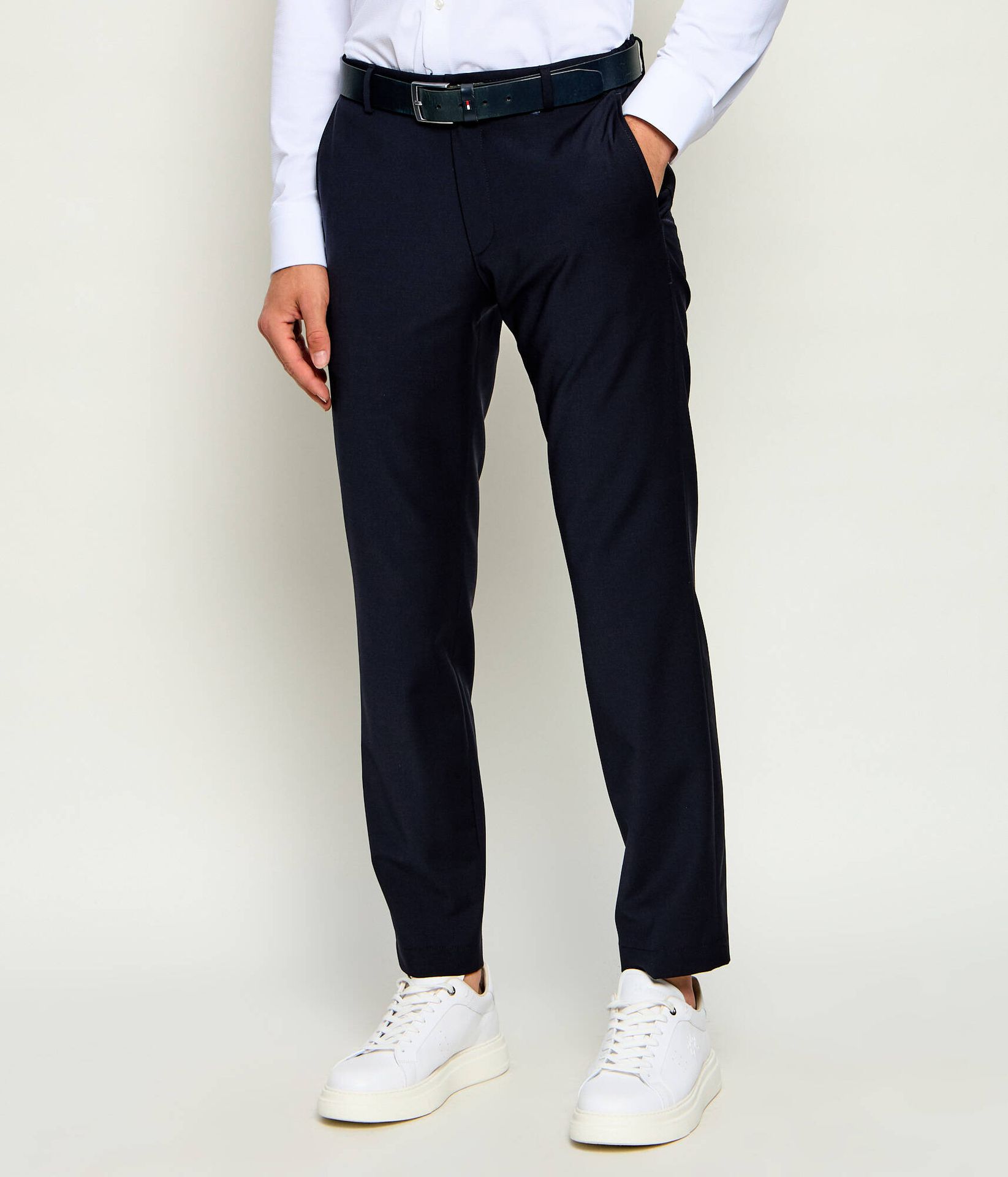 Joop! Spodnie chino Sake Slim Fit z dodatkiem wełny