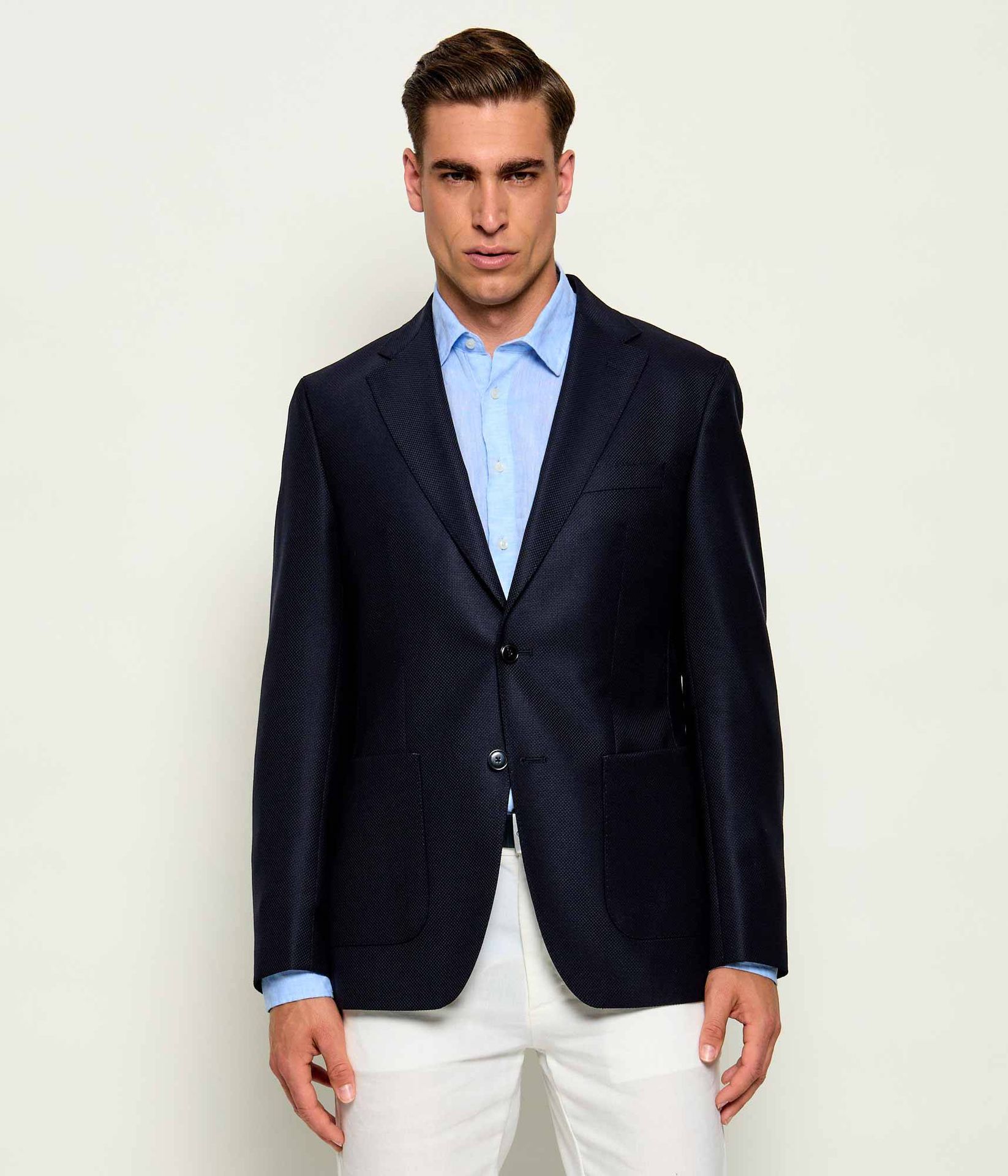 BOSS BLACK Wełniana marynarka H-Hutson-2PP-B1-263 Slim Fit