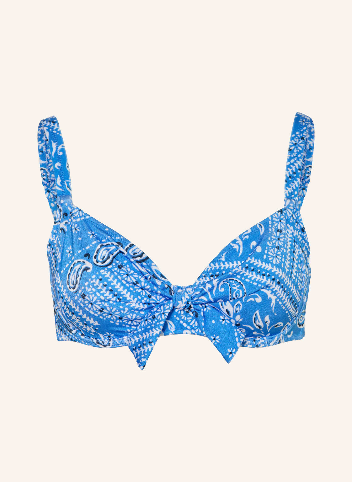 Lidea Góra Od Bikini Z Fiszbinami Bandana blau