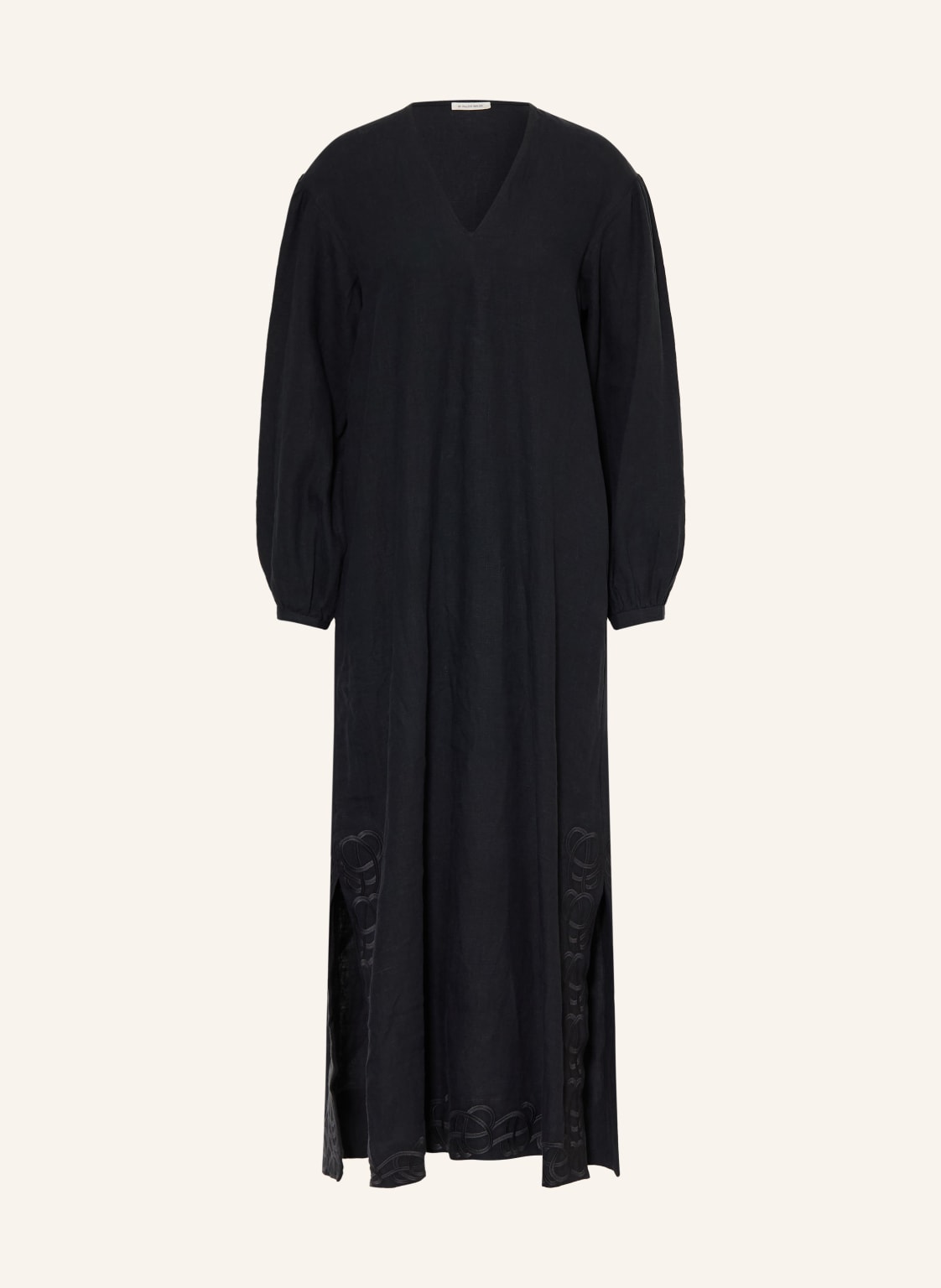 By Malene Birger Sukienka Lniana Louise schwarz