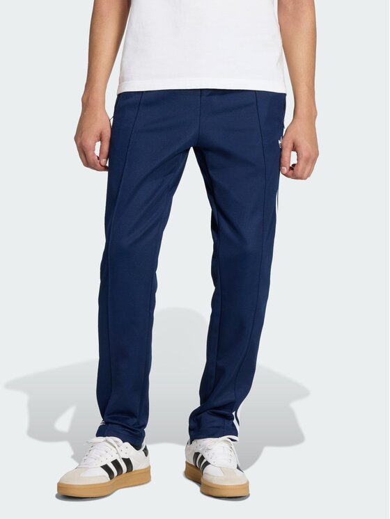 adidas Spodnie dresowe CLASSIC Błękitny Slim Fit