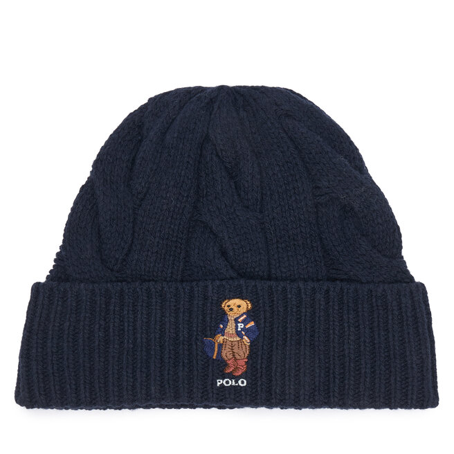 Czapka Polo Ralph Lauren 455P18118001 Granatowy