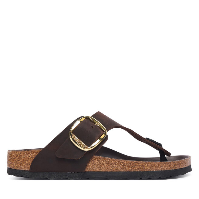 Japonki Birkenstock Gizeh Big Buckle 1033002 Brązowy ciemny