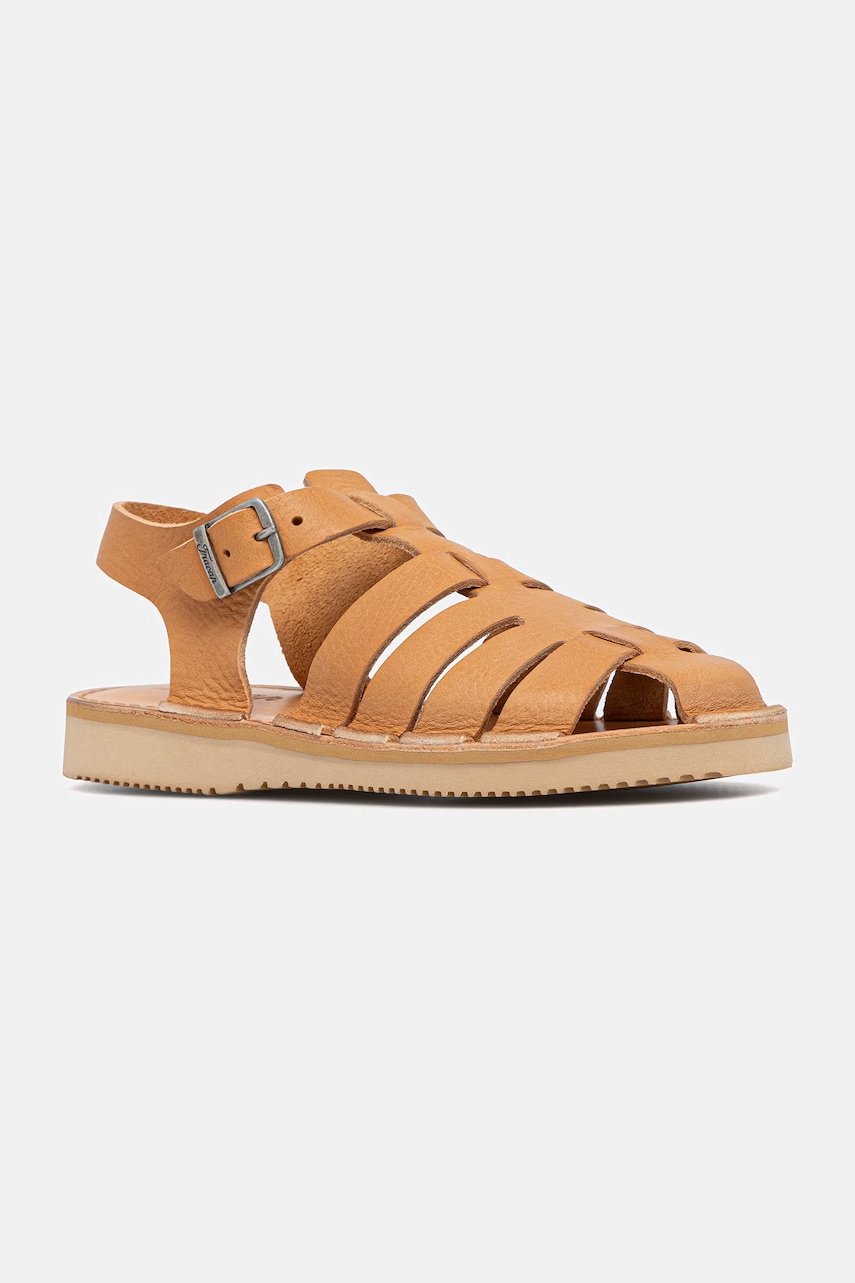 Fracap CHELSEA C620 sandały z zakrytymi palcami damskie skórzane