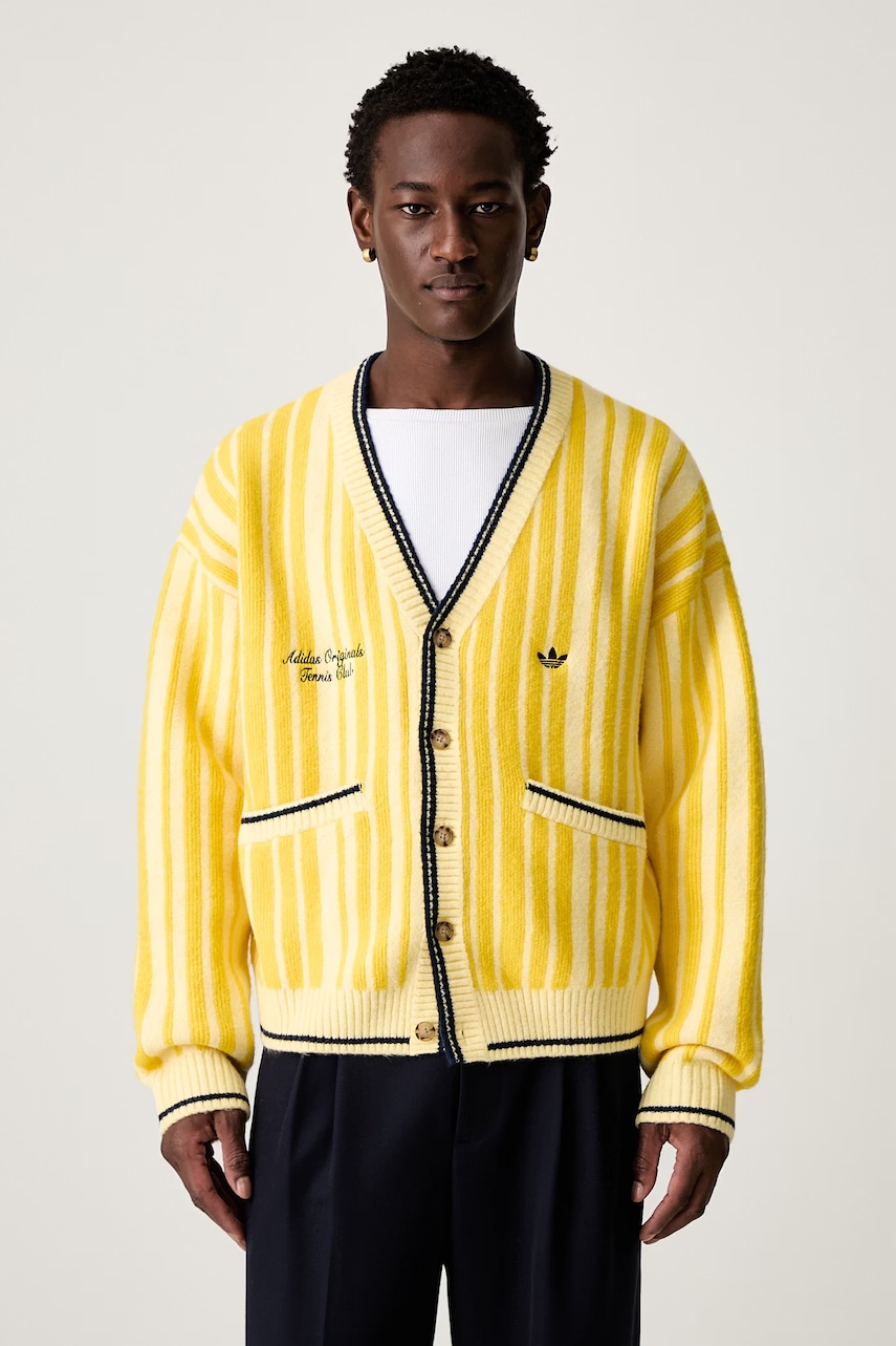 adidas Originals kardigan męski z dodatkiem wełny