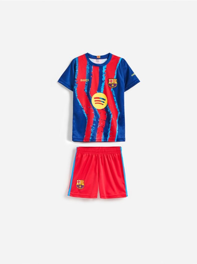 Reserved - Komplet FC Barcelona Lewandowski - granatowy
