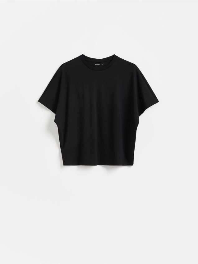 Reserved - T-shirt oversize - czarny