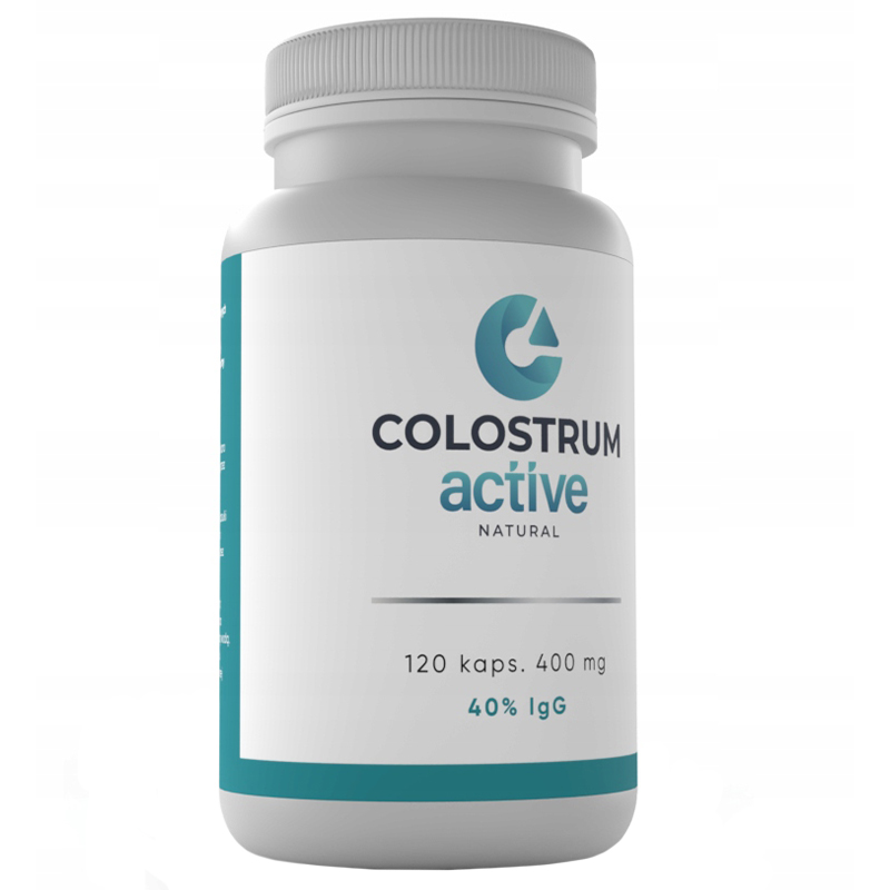 Colostrum Active Natural 40% IgG, 120 kapsułek