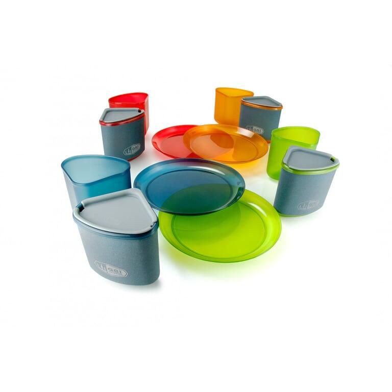 GSI Outdoors zestaw naczyń infinity Compact dla 4 osoby, wielokolorowa, 75420 75420_mehrfarbig