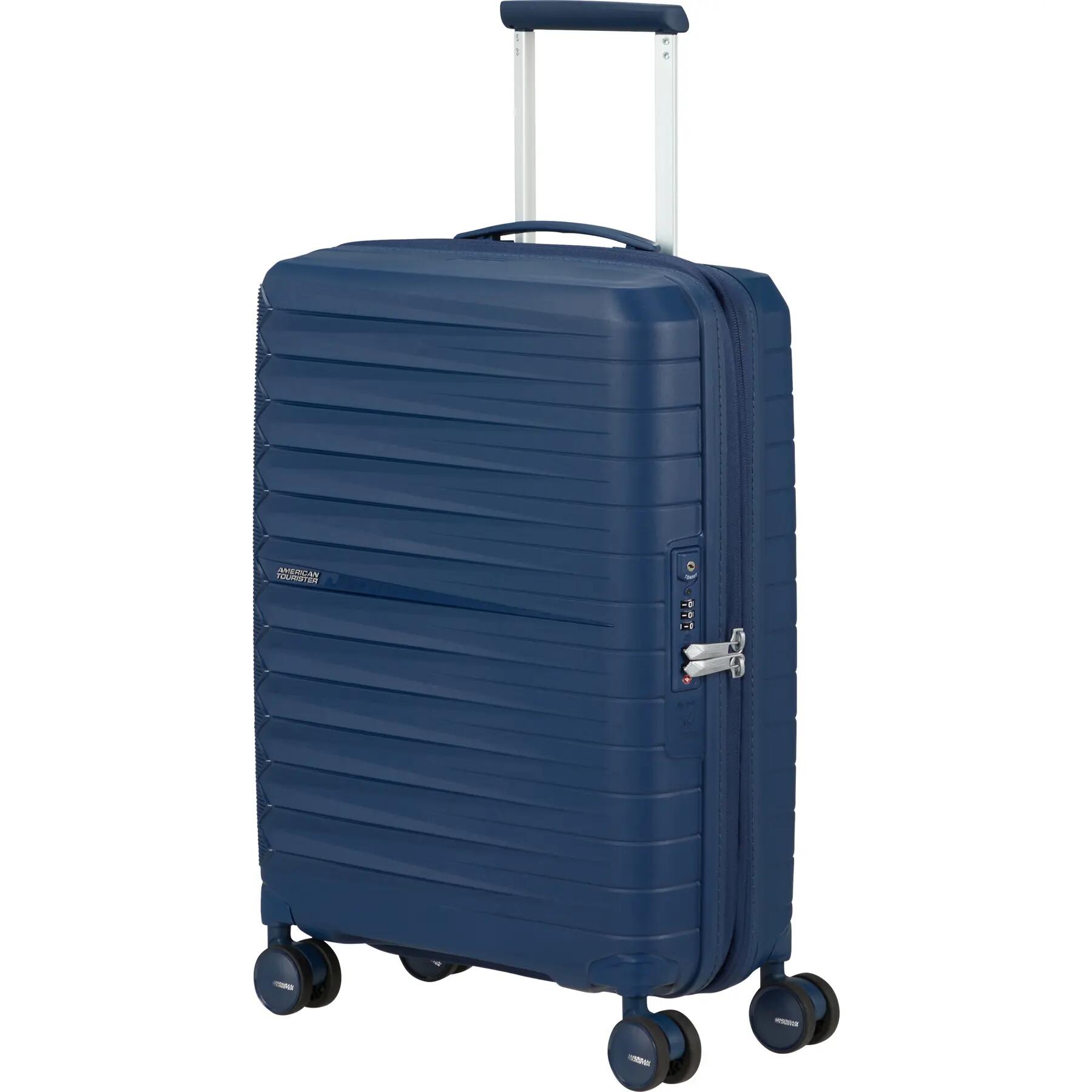 Walizka kabinowa American Tourister Fastforward 55cm powiększana granatowa