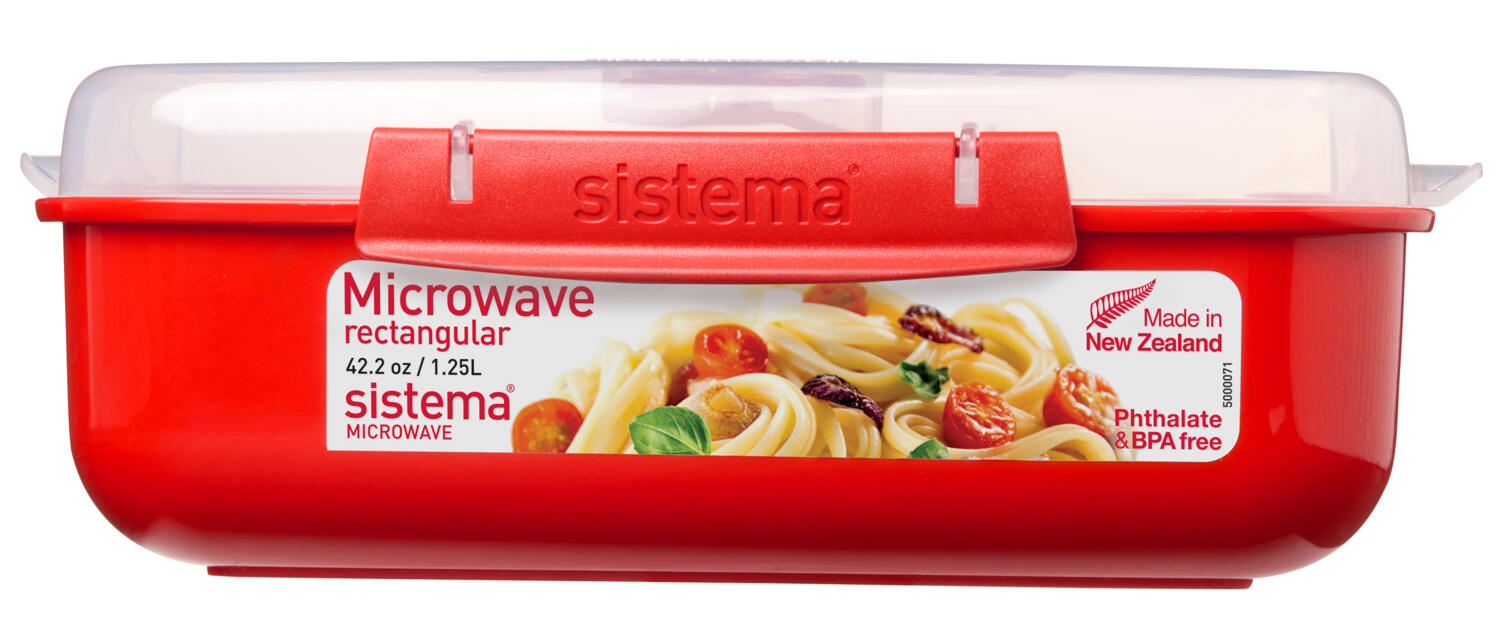 Pojemnik do żywności Sistema - Brytfanka 1.25L Rectangular Microwave